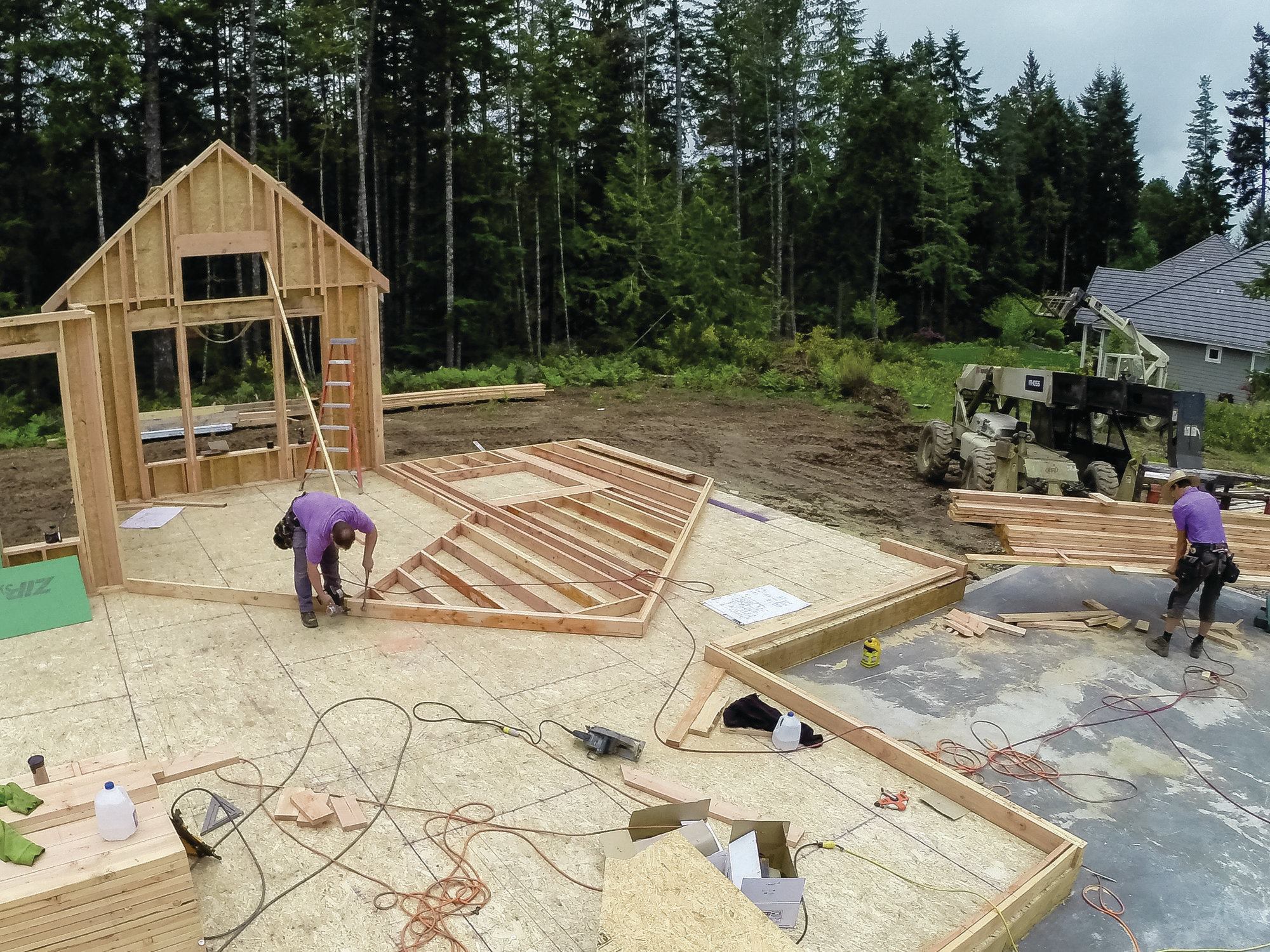 Rake Wall Framing