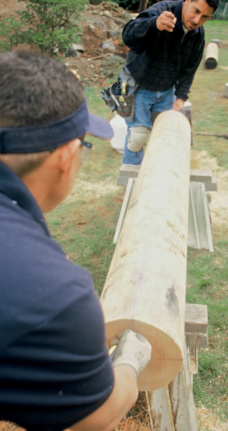Building Decks with Log Posts