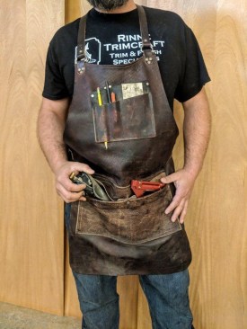 The chest sleeves and waist storage rock. Just right for the stuff I carry in the shop.