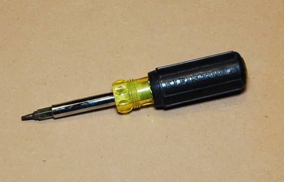 You can probably guess where this comes in handy, yup, as a screwdriver with every bit on board - enough for 99% of the fasteners you’ll encounter in a typical installation. It’s just what I need for my job specific low voltage kit. I used to keep one of these tools in my carpenter’s bags but switched back to individual screwdrivers because the retention balls don’t hold well enough for the amount of jostling the tool got and I was always loosing tips.