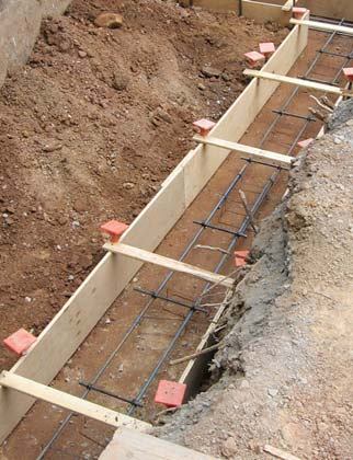 Foot Building Block Block Foundations for Small Additions