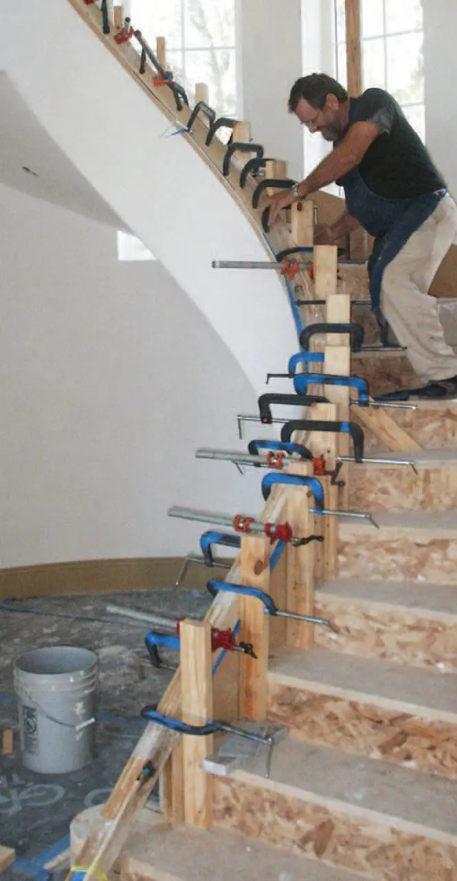 Building a Curved Handrail