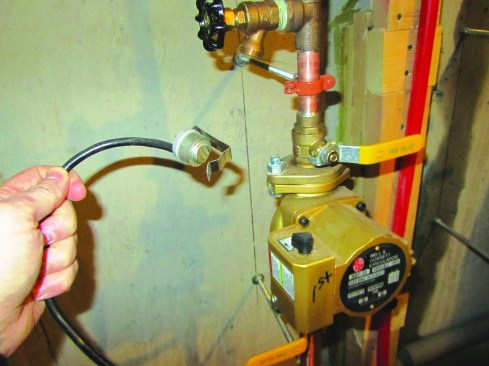 One way to reduce wear on recirculation lines is to use an aquastat that turns the pump off when the line is hot.