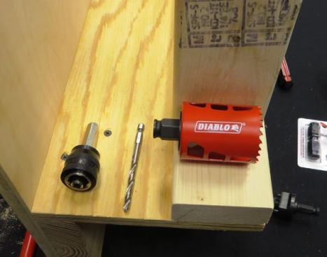 Diablo just introduced its first hole saws, and they’re different than others I’ve seen. They’re deeper, so they can go through thicker material, and use something called the Snap-Lock system to hold saws and pilot bits in place. The Snap-Lock mechanism is attached to the mandrel and allows the operator to install and remove saws and pilot bits by pulling back on a spring-loaded ring. It’s a lot like operating the chuck of an impact driver. For a complete description of the product, including additional photos and pricing, see
Diablo Hole Saws.