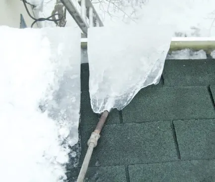 Shingles are undamaged by the steamer wand.