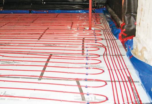 Removing the existing slab created a great opportunity to install a radiant floor, a nice upgrade in Minnesota's cold climate.