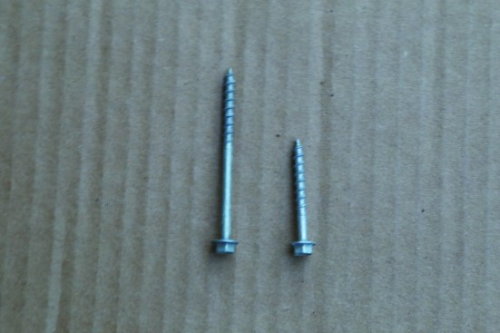 If you are using connector screws, they must be the same brand as the hardware and approved for use with the specific hardware you’re installing.