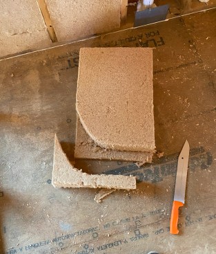 The resilience and consistency of TimberBatts allow you to sculpt them around the curves and angles of pipes with satisfying precision.