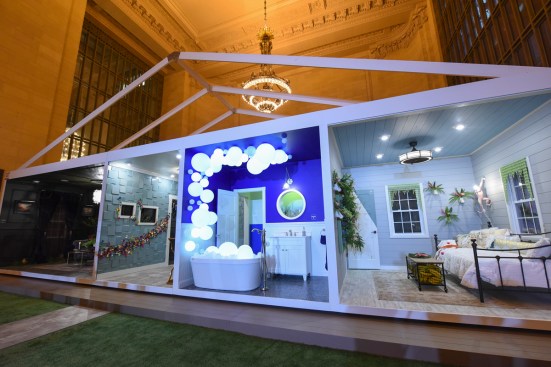 Behr Paint brings its 2018 Color Trends palette to life with an experiential Pop-Up Trend Home in the iconic Grand Central Terminal in New York, Tuesday, Aug. 8, 2017. (Photo by Diane Bondareff/AP Images for Behr Paint)