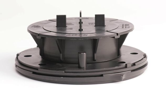 Bison Versadjust pedestals have an adjustable screw thread that allows them to be set to a predetermined height. 