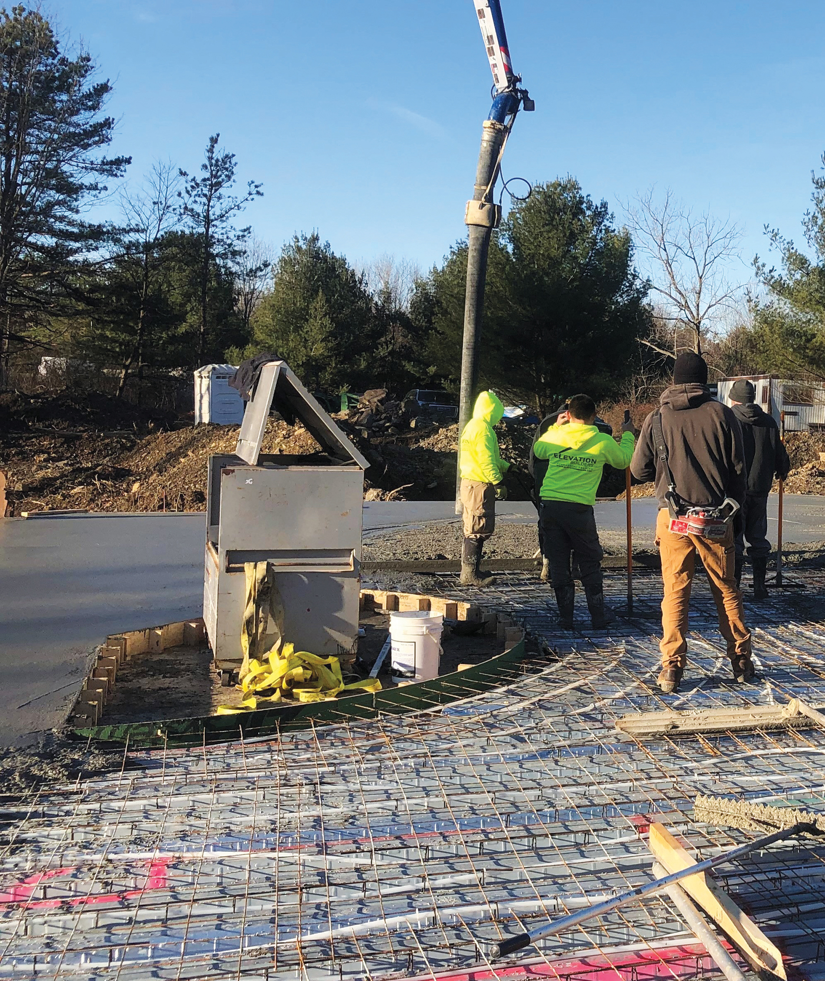 Building a Curved Concrete Staircase