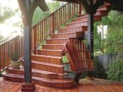 Custom Stairs Built by David Bullene