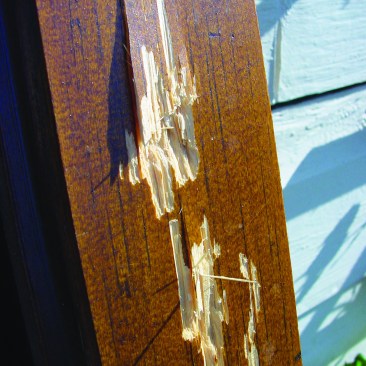 Otherwise the wood could be damaged.