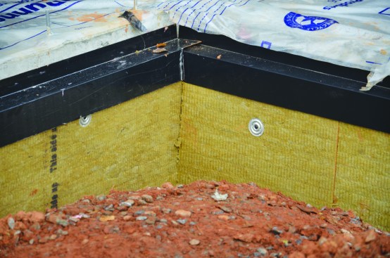 On a later project, the author specified a termite shield over the mineral-wool insulation.