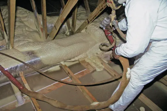 Encapsulating ducts with at least 1 1/2 inches of closed-cell spray foam substantially improves HVAC performance in all U.S. climate zones. Burying the encapsulated ducts in loose-fill attic insulation improves performance even more.