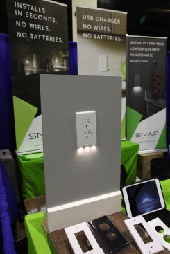 I just upgraded a bunch of outlets and switches in my house—and then saw these smart night lights from Snap. The LED light is integrated into the outlet cover and the LED bulbs use almost no electricity. The ones I saw at JLC Live were also dimmable. These guys are moving up the ladder on my house wishlist!!