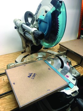 Once the saws’ blades were trued up to the fence and table, the fourcut method was used to test each saw’s slide-cutting accuracy. All but two cut well within an acceptable tolerance of .016 inch in 12 inches.