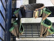 The pouches on Badger’s toolbelt stay open and are large for easy access but not so deep that items become buried. The padded belt helps keep the wearer comfortable while working.
