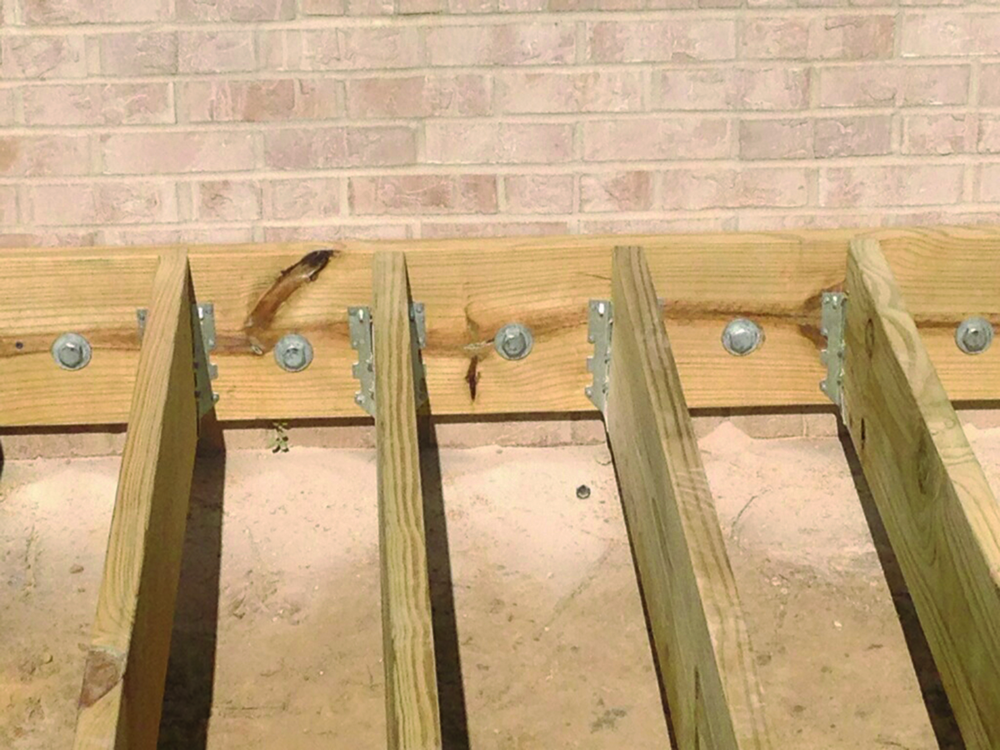 Adding a Deck to a Brick Veneer House