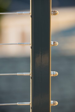 Machine swaged fittings cost less than swageless fittings, and are more corrosion-resistant than hand-swaged fiitings because they aren't nicked or damaged by the crimping tool.