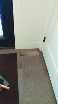 Where the shiplap intersects with existing or to-be-installed trim elements, such as base and casings, the author either uses thicker, 5/4 stock for the trim, or packs the trim out so that it’s proud of the shiplap.