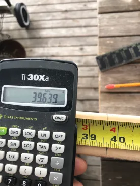 Converting Decimals to Fractions Using a scientific rather than a construction calculator requires converting hundredths into fractions, which can feel unwieldy at first but eventually becomes easier. We all should know the halves and quarters; e.g., 0.5=1/2 inch, 0.75=3/4 inch, etc. The eighths should also come pretty quickly; e.g., 0.375=3/8 inch, 0.625=5/8 inch, etc. Once you have those down, it’s a logical progression to learning the sixteenths, and the beauty of no accumulation of errors is even if you miss a sixteenth measurement slightly, it probably will barely be noticeable, and it won’t affect the next layout mark.