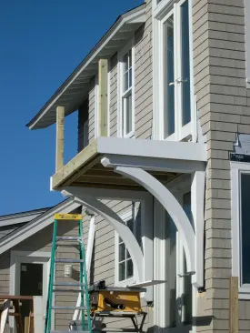 Last year, Pariseault Builders handed me plans for a pair of structural brackets intended to support a 5-by-8-foot second-story balcony.