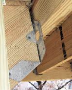 Figure 3. Drywall screws lack both the shear strength and the corrosion resistance to be used as structural deck fasteners.