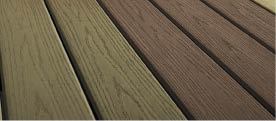 Figure 7. Vekadeck Pro is Veka Innovations' new cellular PVC deck board, which it touts as a "second generation" to the original. Unlike the original's more characteristic PVC-style glossy finish, Vekadeck Pro has a satin finish. It also has a deeper embossed wood-grain pattern the company calls Traction Grip. (888/464-8352, www.vekadeck.com)
