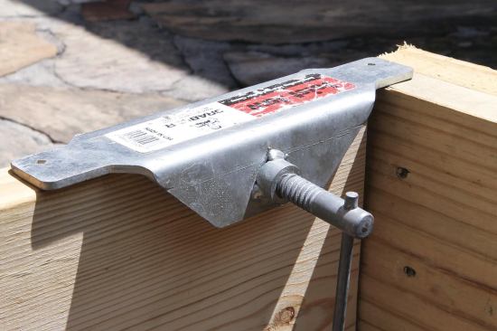When we need to flush-frame joists to girders, we use a Joist Jaw to support the pieces.
