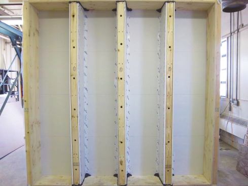 3) a series of interior wall partitions (to simulate the plate lines that connect with the attic)