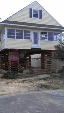 Before and after images from a house located in Ortley Beach, New Jersey following Superstorm Sandy. Photo courtesy of Osprey Prespectives, LLC.