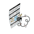 Illustration of an electrical hazard