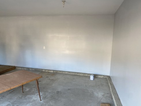 In the author's view, a garage should have a finish that matches the inside of the house.