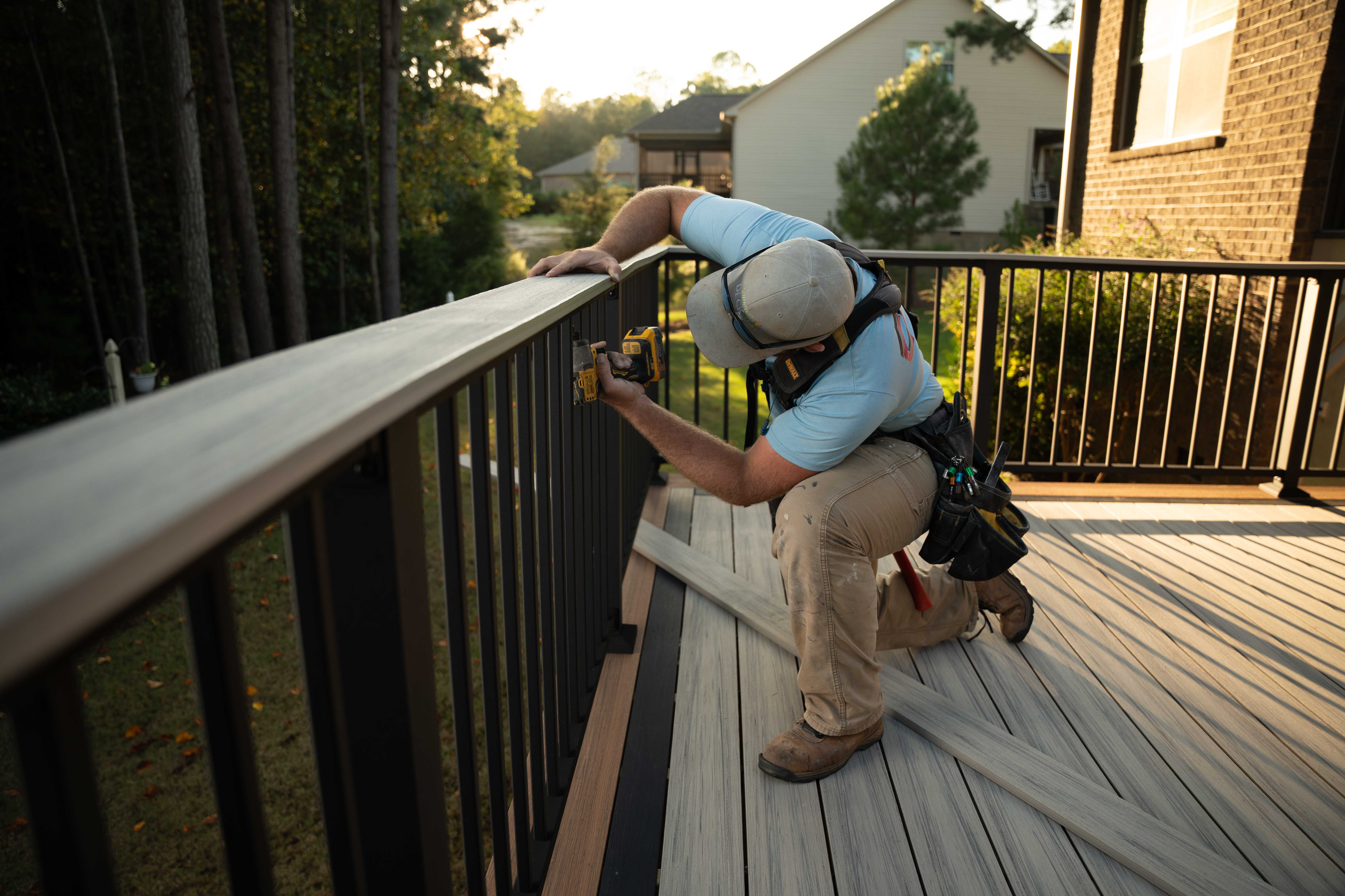 Galvanized Deck Railing Support Aluminum Deck Rails Done Right - Journal of Light Construction