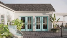 Therm-Tru Smooth-Star doors with impact-rated Enliten glass