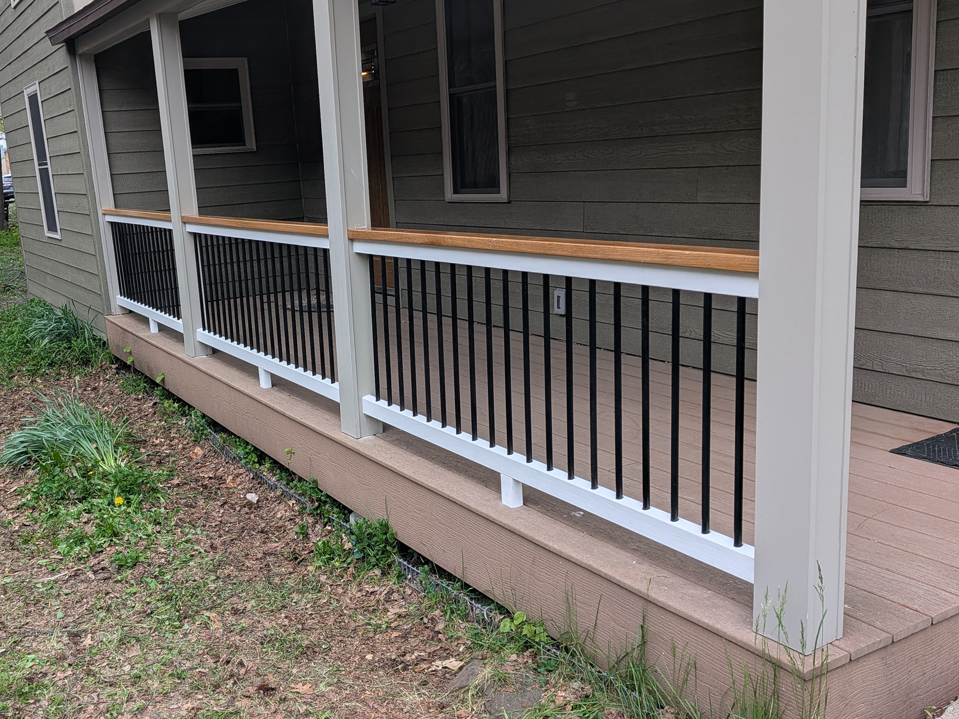 Porch Railing Rebuild